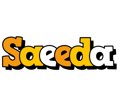 Saeeda cartoon logo