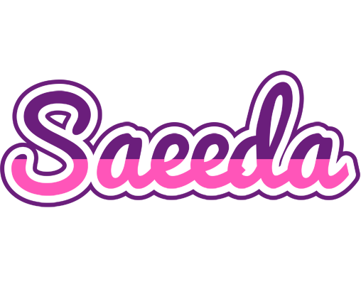 Saeeda cheerful logo