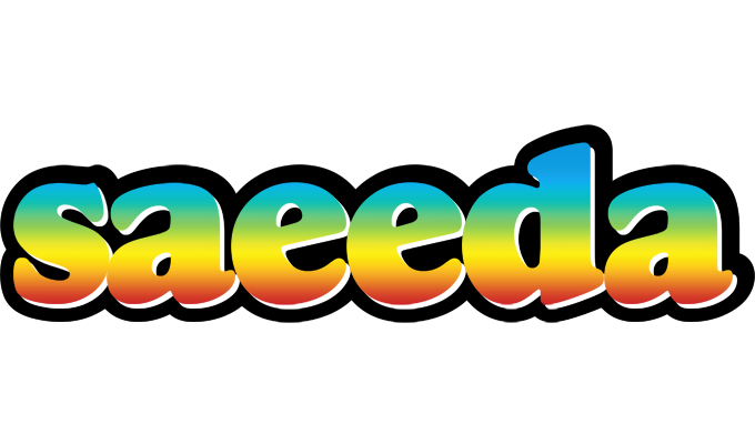 Saeeda color logo