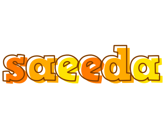 Saeeda desert logo