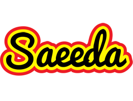 Saeeda flaming logo