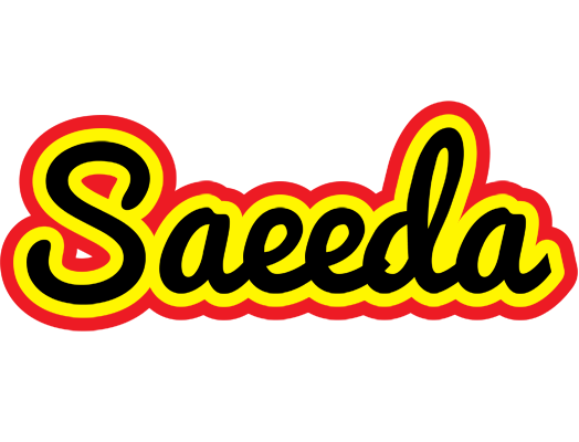 Saeeda flaming logo
