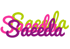 Saeeda flowers logo