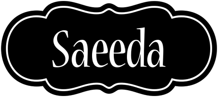 Saeeda welcome logo