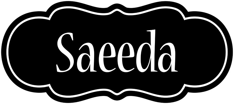 Saeeda welcome logo