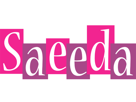 Saeeda whine logo