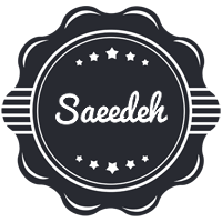 Saeedeh badge logo