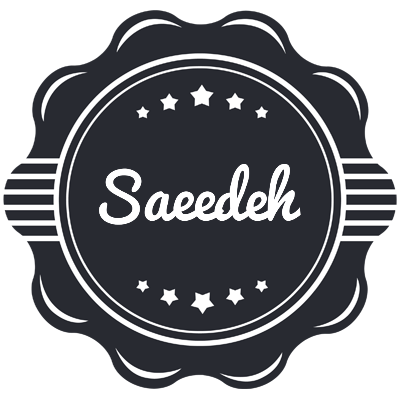 Saeedeh badge logo