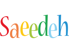 Saeedeh birthday logo