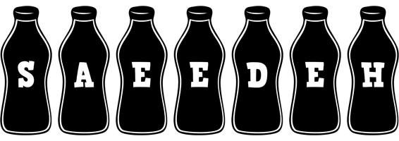 Saeedeh bottle logo