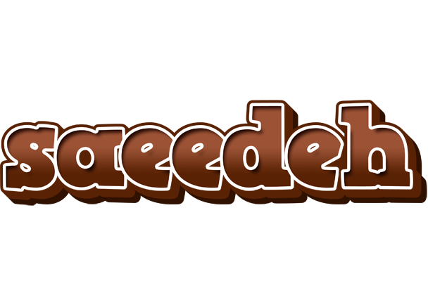 Saeedeh brownie logo
