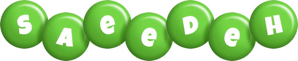 Saeedeh candy-green logo