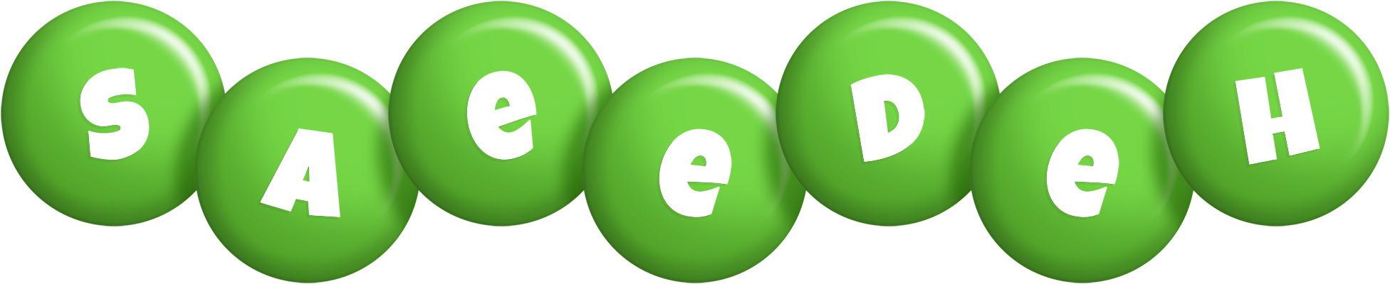 Saeedeh candy-green logo