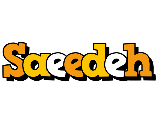 Saeedeh cartoon logo