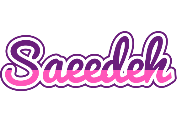 Saeedeh cheerful logo