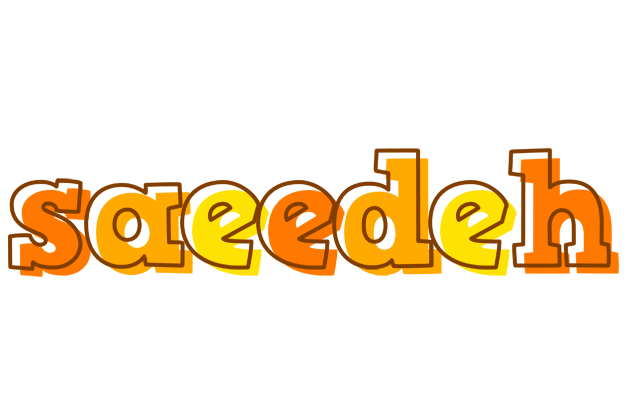 Saeedeh desert logo