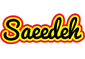 Saeedeh flaming logo