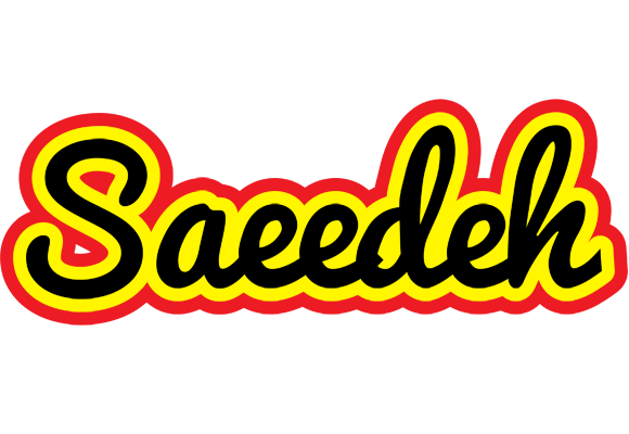 Saeedeh flaming logo