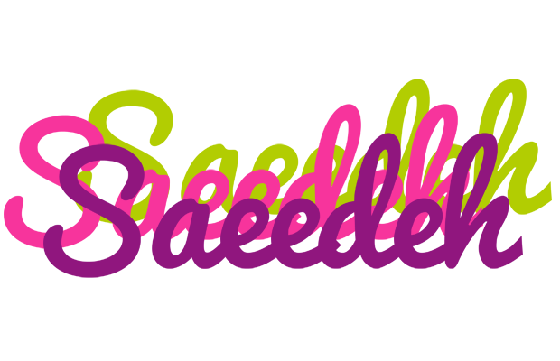 Saeedeh flowers logo