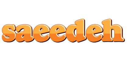 Saeedeh orange logo