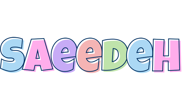 Saeedeh pastel logo