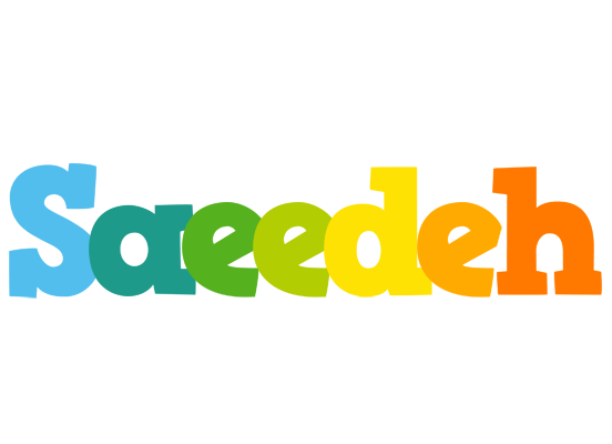 Saeedeh rainbows logo