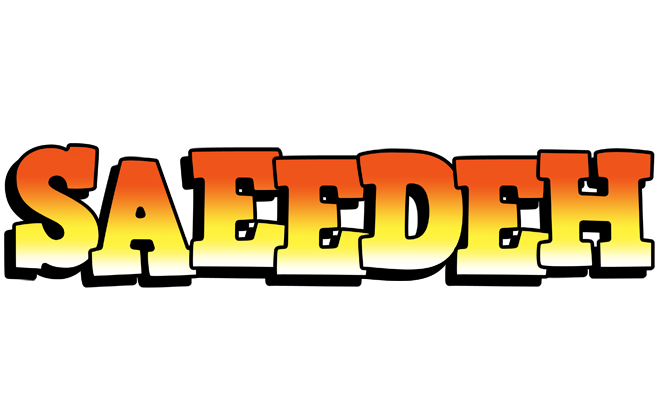 Saeedeh sunset logo