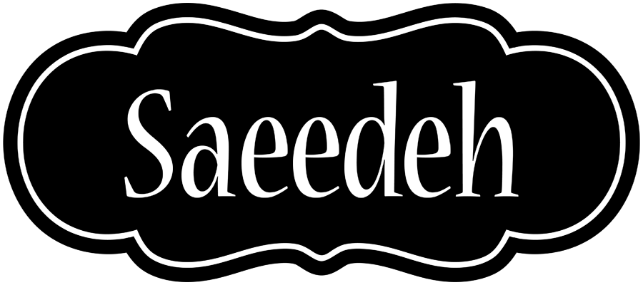 Saeedeh welcome logo