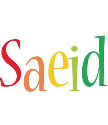 Saeid birthday logo