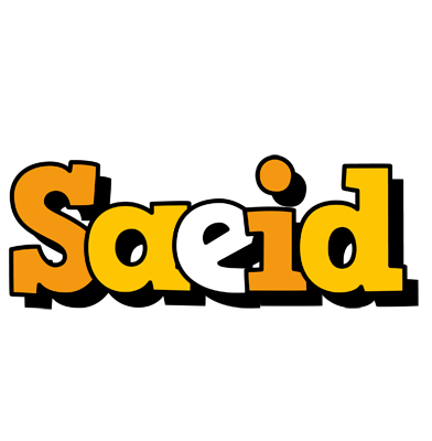 Saeid cartoon logo