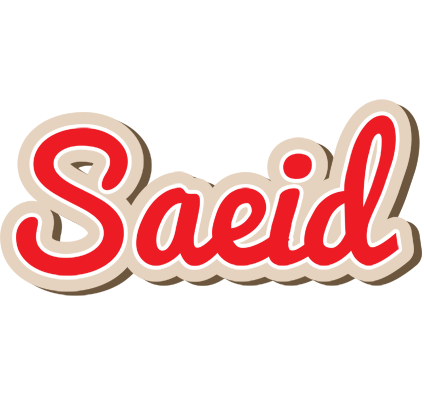 Saeid chocolate logo