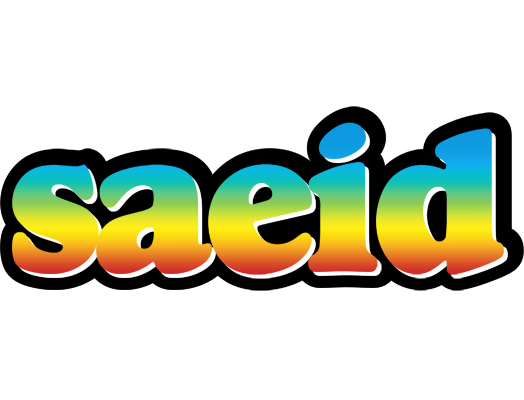 Saeid color logo