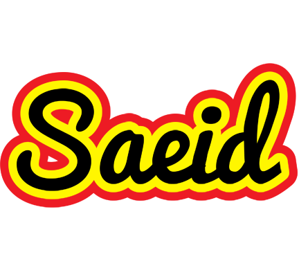 Saeid flaming logo