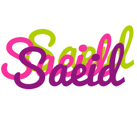Saeid flowers logo