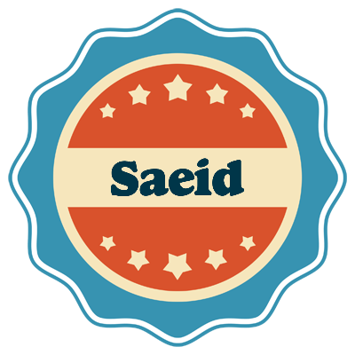 Saeid labels logo