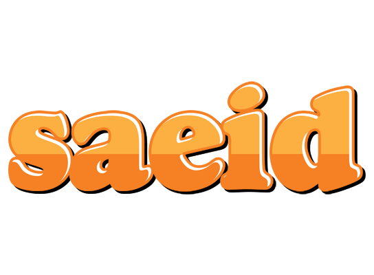 Saeid orange logo
