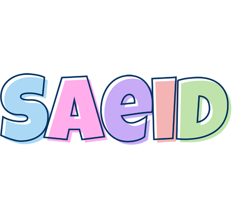 Saeid pastel logo
