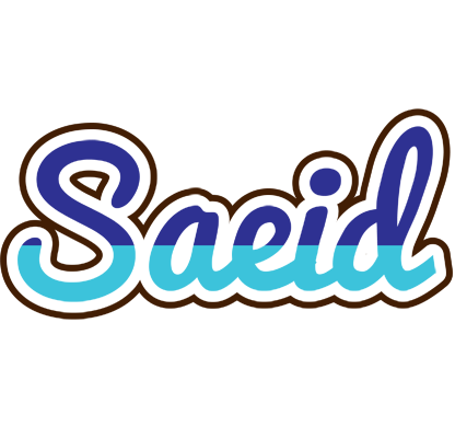 Saeid raining logo
