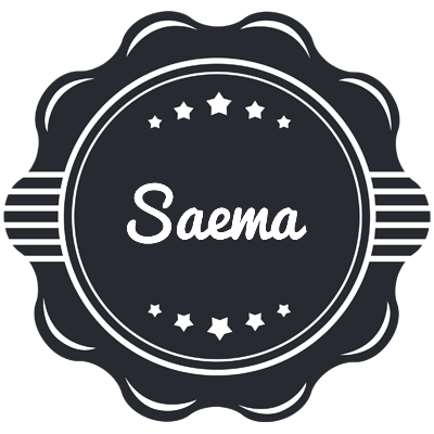 Saema badge logo