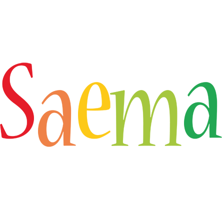Saema birthday logo