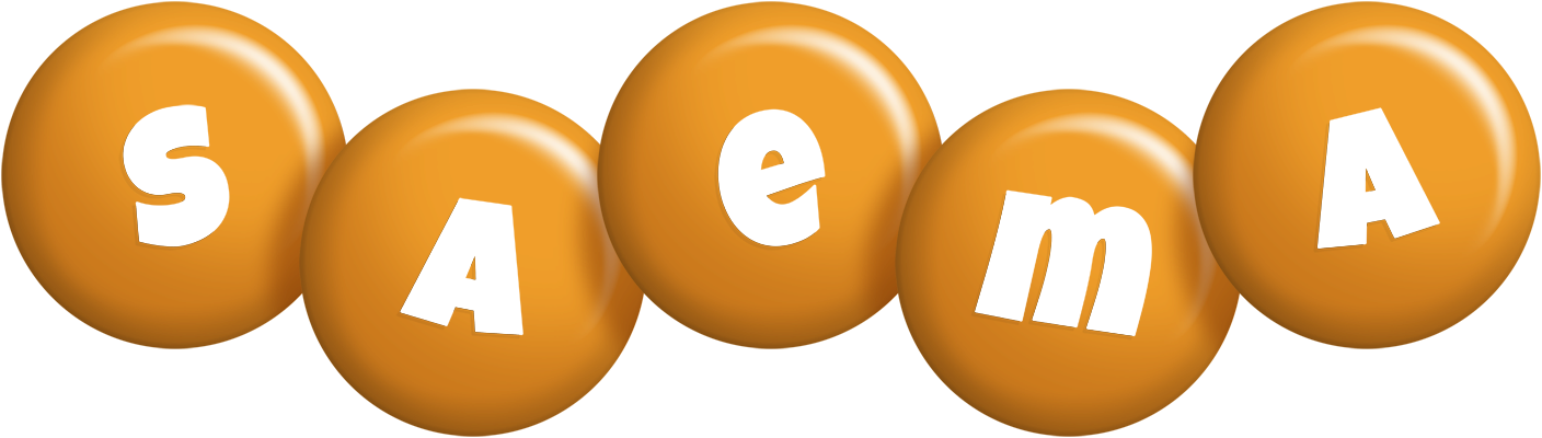 Saema candy-orange logo