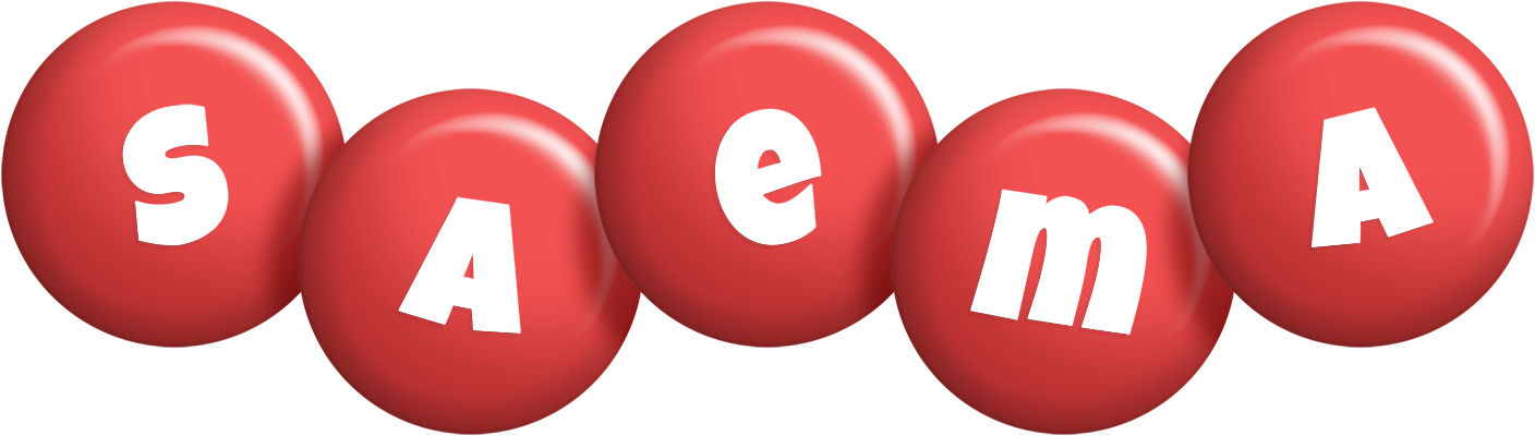 Saema candy-red logo
