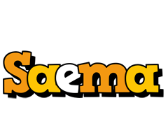 Saema cartoon logo