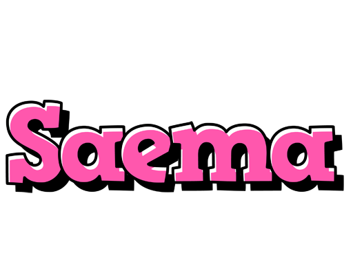 Saema girlish logo