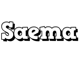 Saema snowing logo