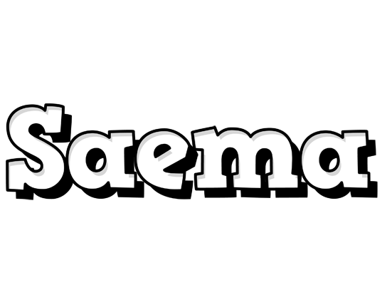 Saema snowing logo