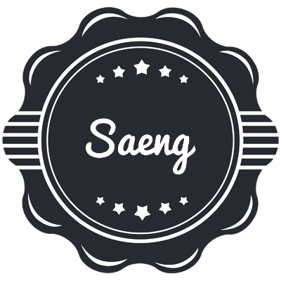 Saeng badge logo