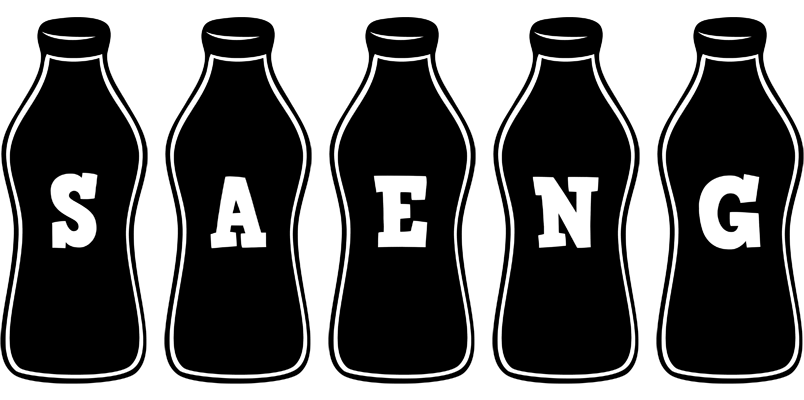 Saeng bottle logo