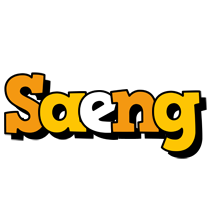 Saeng cartoon logo