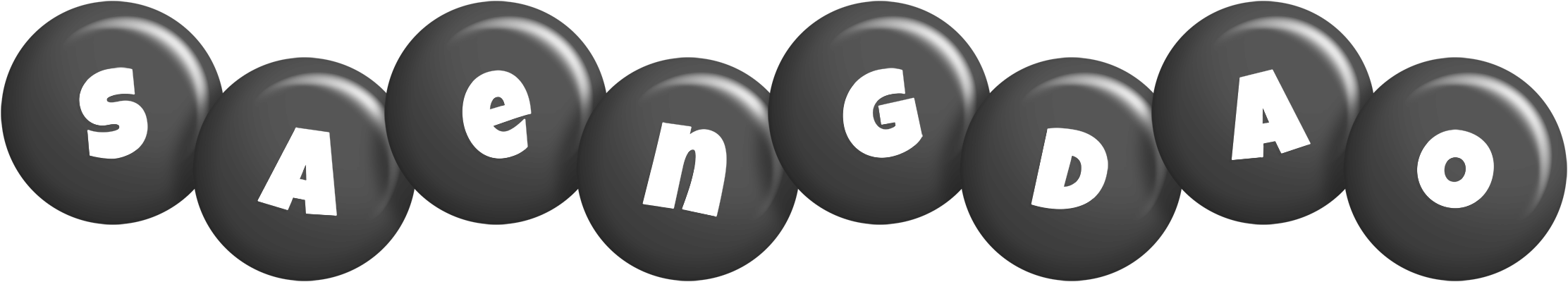 Saengdao candy-black logo